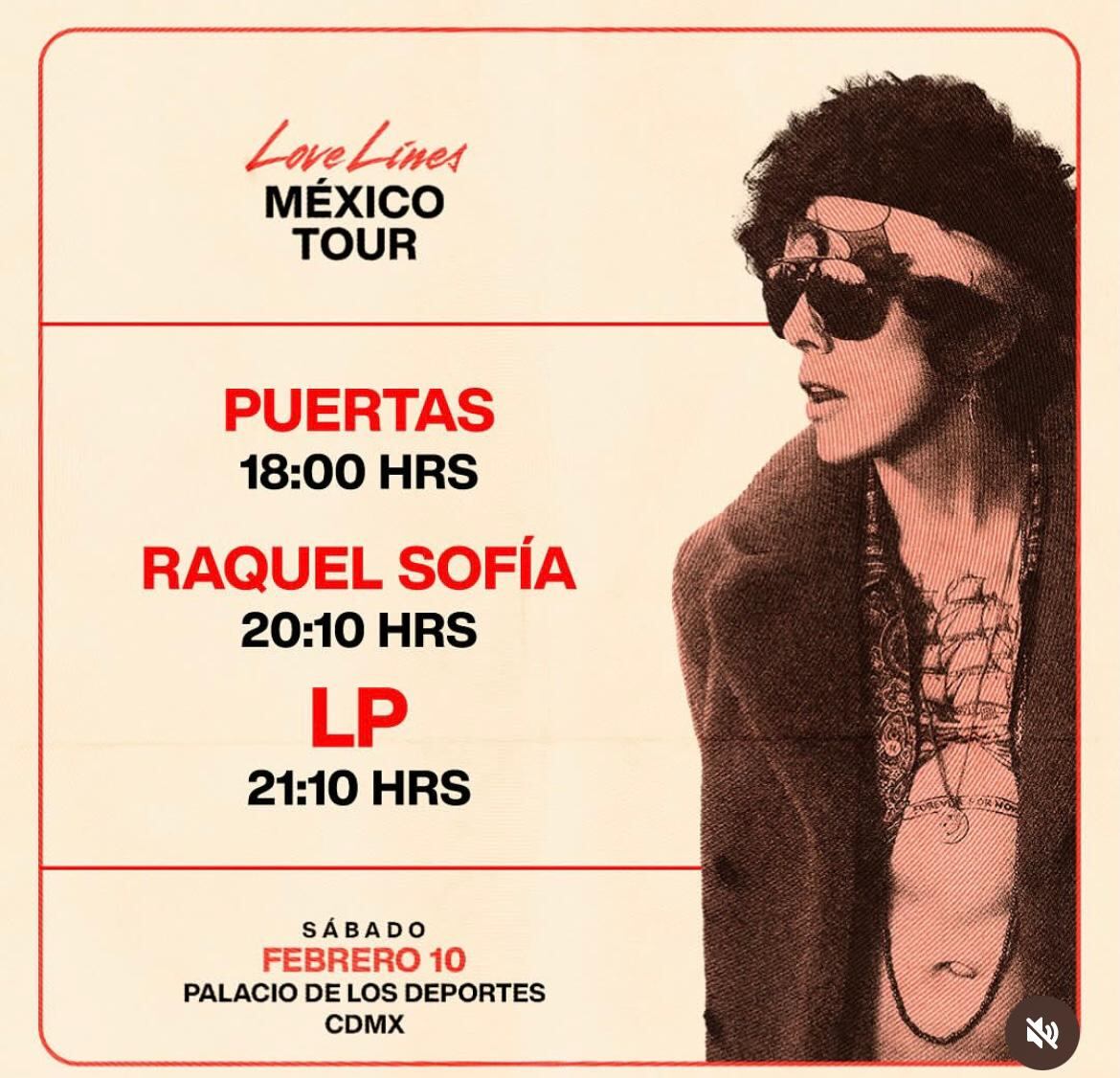 LP en el Palacio de los Deportes