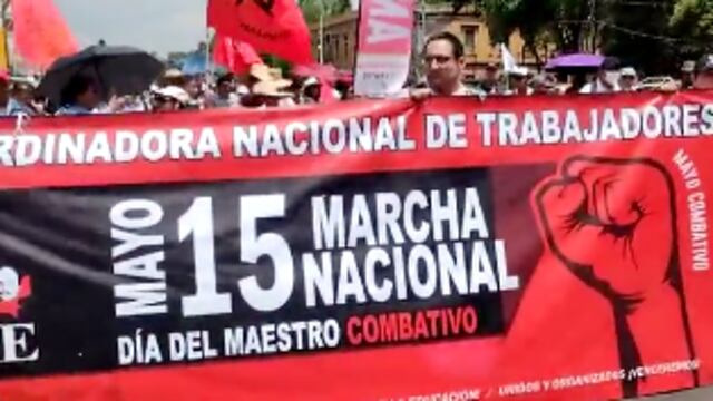 Metrobús cierra Líneas 1 y 4 por marcha del Día del Maestro