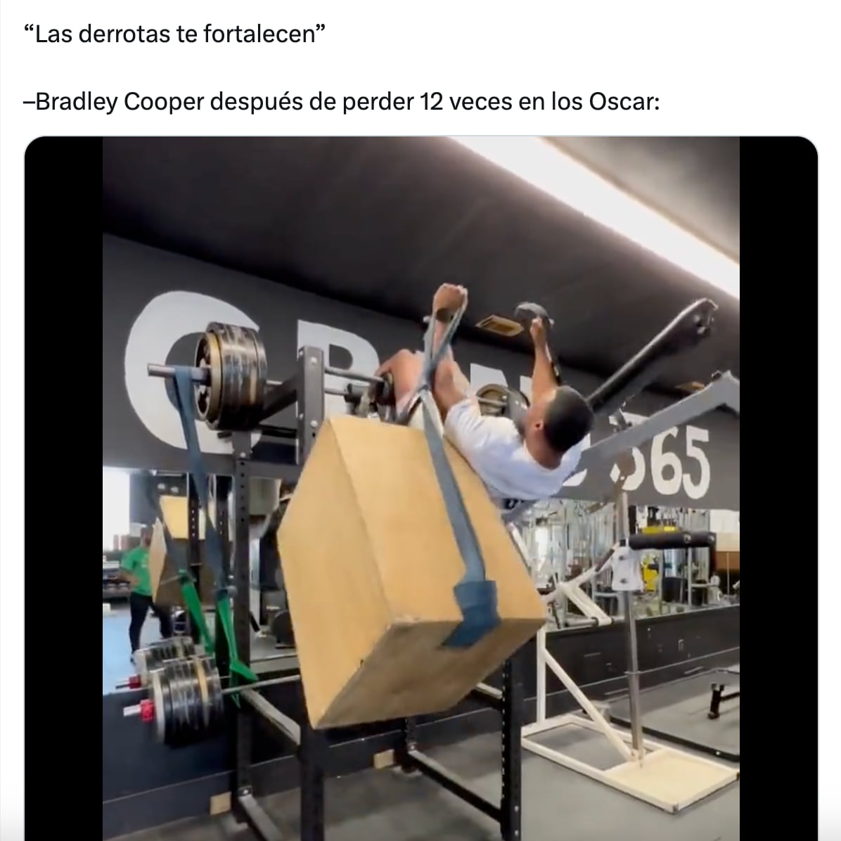 Meme de Bradley Cooper perdedor en los Premios Oscar 2024