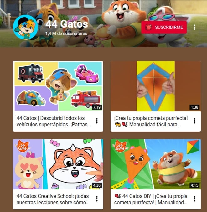 Canales seguros y divertidos en YouTube Kids