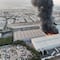 Nuevo León: Fuerte incendio en Parque Industrial consume fábrica de Escobedo