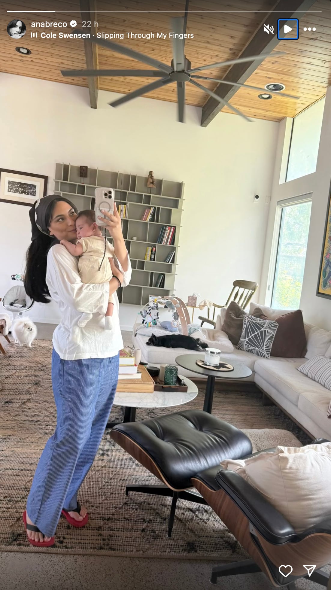 Ana Brenda Contreras comparte una foto con Ari, su bebé de 3 meses