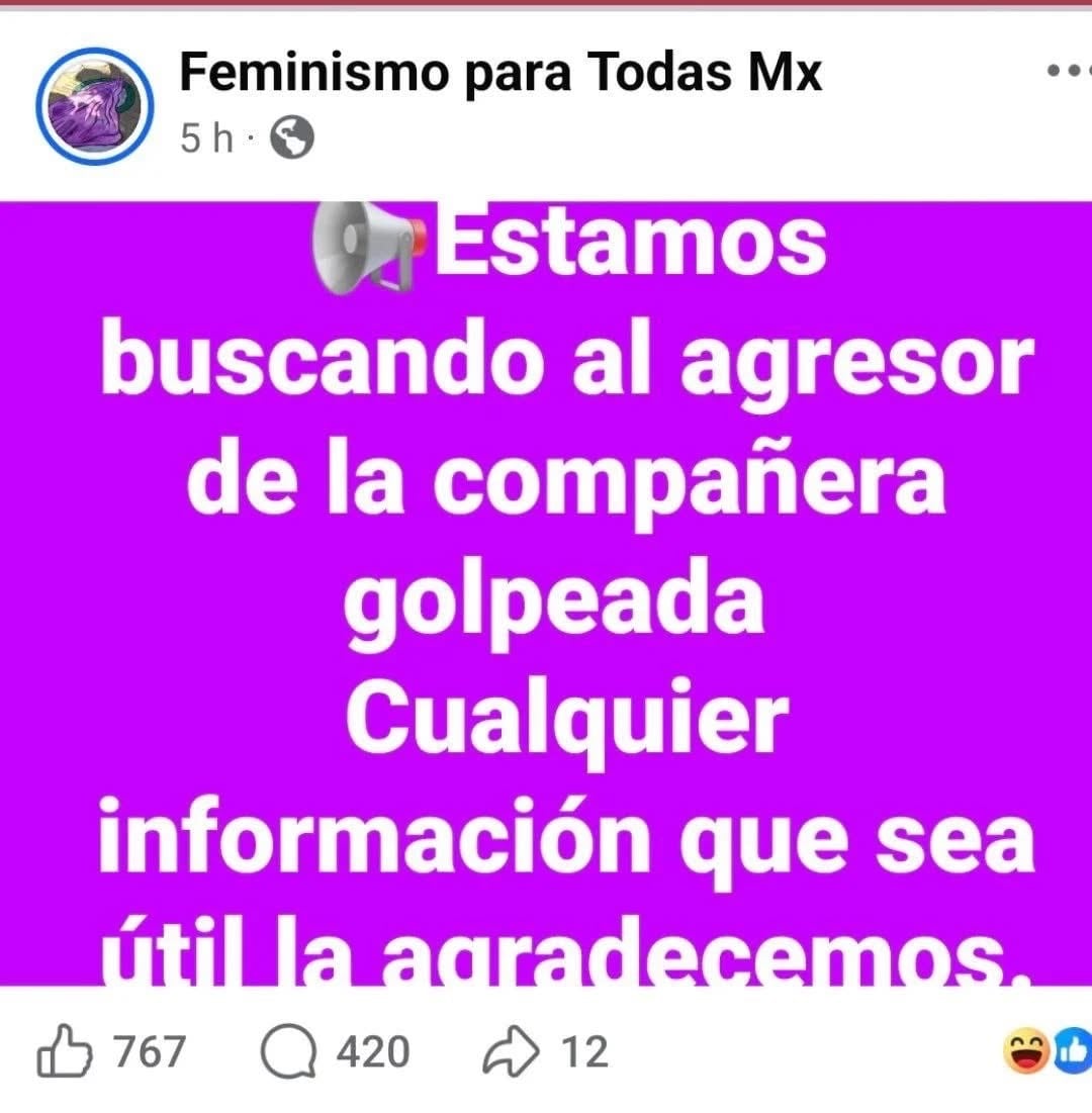 Colectivos buscan a agresor del 8M en Querétaro