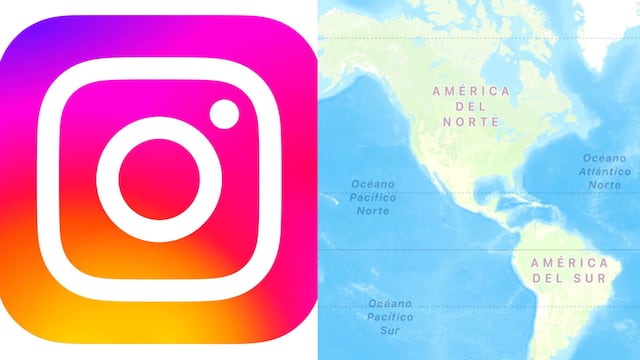 Mapa de ubicación Instagram