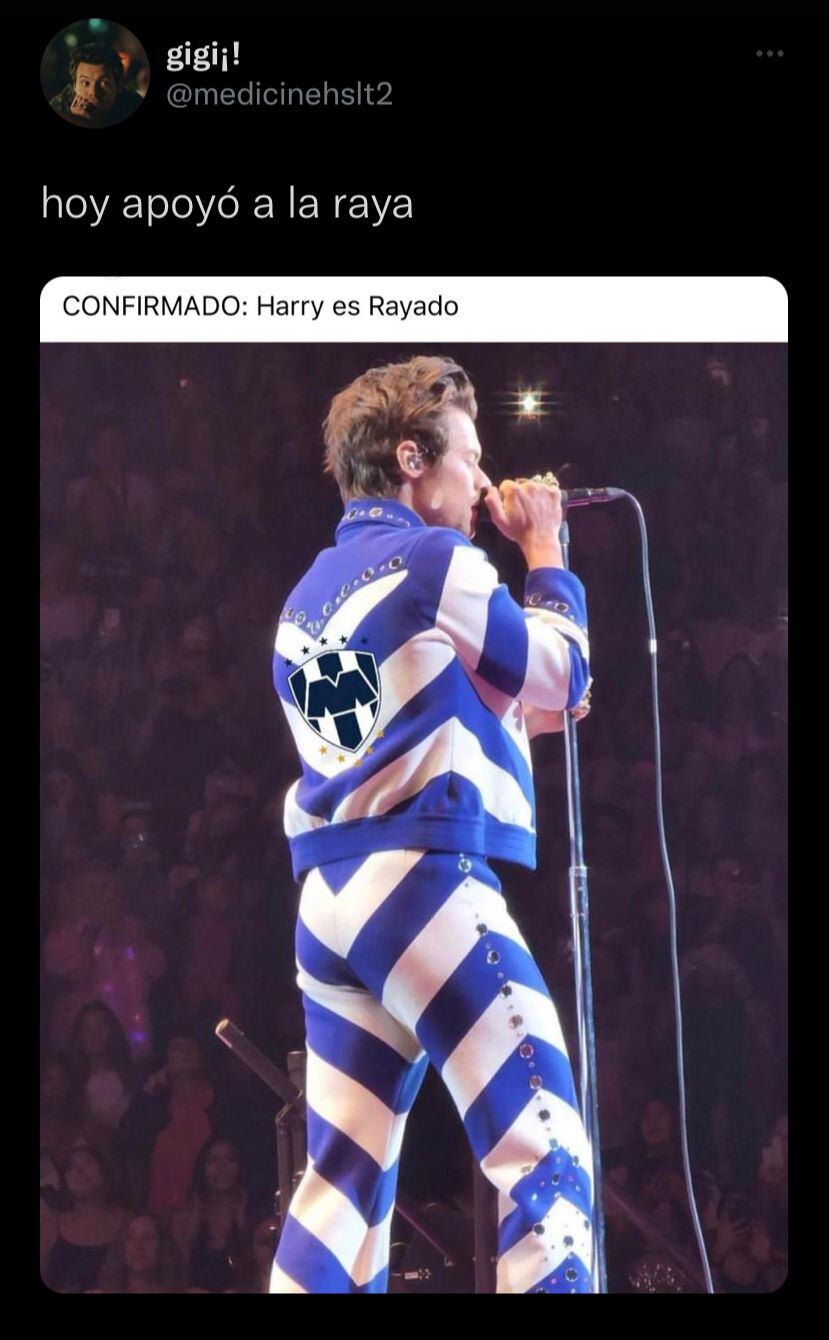 Ni el 'apoyo' de Harry Styles bastó para que Rayados ganara el Clásico Regio.