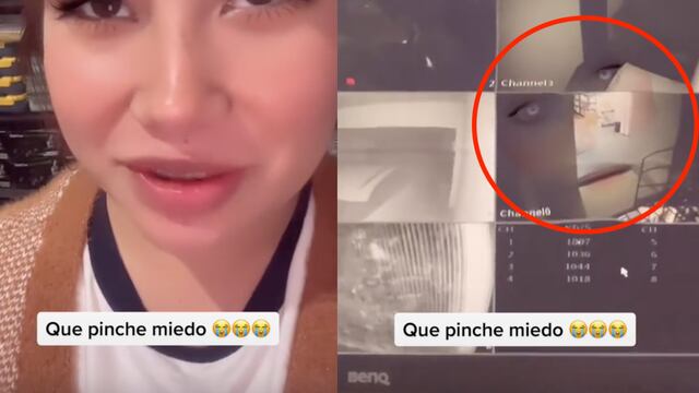 Chica revela a fantasma con filtro de TikTok