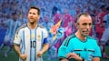 El fuerte reclamo de Messi al árbitro João Pinheiro en el Argentina vs Suiza