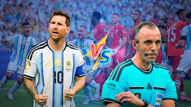 El fuerte reclamo de Messi al árbitro João Pinheiro en el Argentina vs Suiza