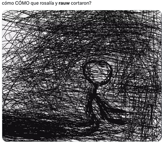 Memes lloran la ruptura de Rosalía y Rauw Alejandro