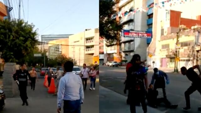 Borrachos corretean a policía de la CDMX