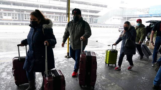 Tormenta invernal en Estados Unidos. Nueva York es uno de los estados afectados.