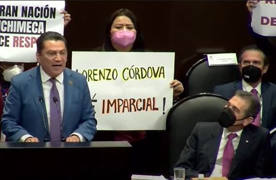 Diputado Óscar Cantón y Lorenzo Córdova