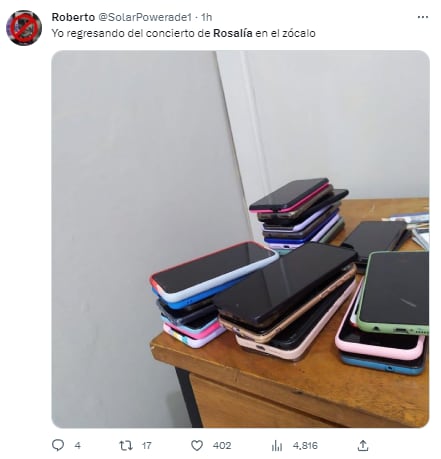 Memes concierto Rosalía en la Zócalo de la CDMX