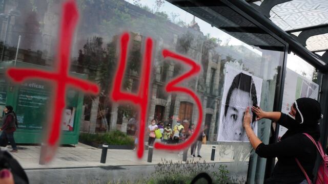 Marcha a 7 años de Ayotzinapa