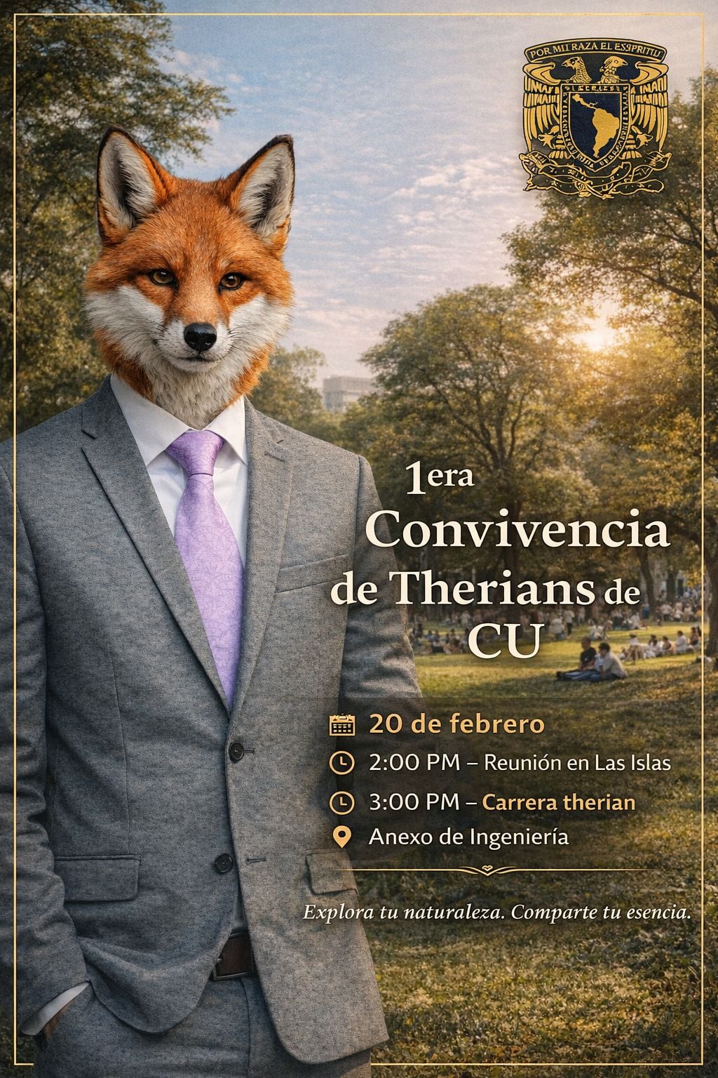 Encuentro therian en CDMX abre convocatoria en CU de la UNAM