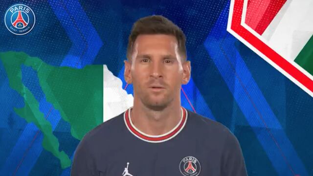 Lionel Messi y PSG felicitan a México