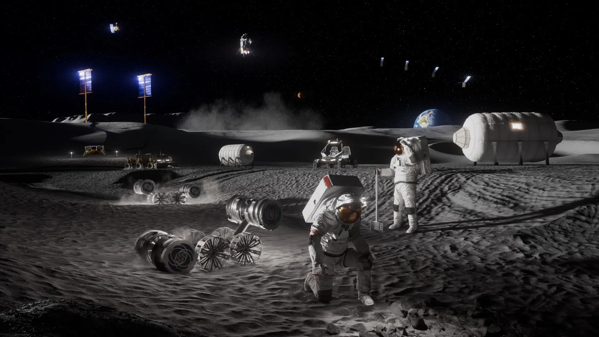 NASA presenta ambicioso plan para regresar a la Luna con base lunar en 3 fases
