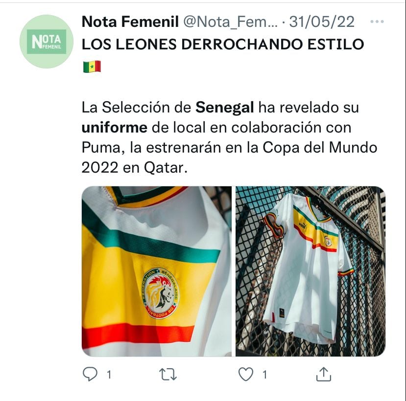 Selección de Senegal.