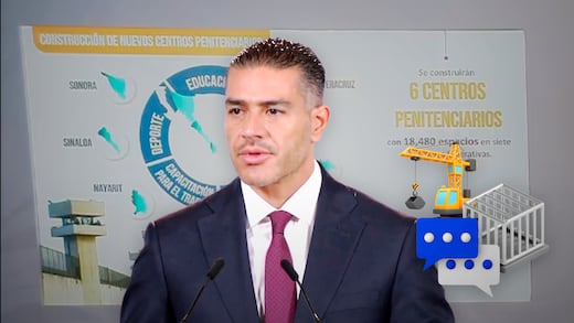 Harfuch explica el plan de seis nuevos penales y reconoce el reto de la sobrepoblación