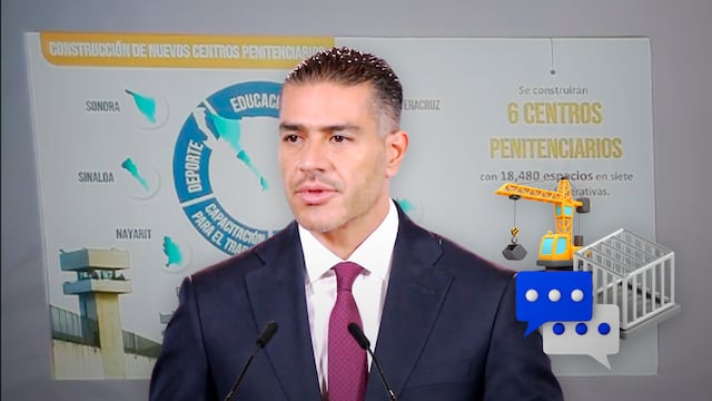 Harfuch explica el plan de seis nuevos penales y reconoce el reto de la sobrepoblación