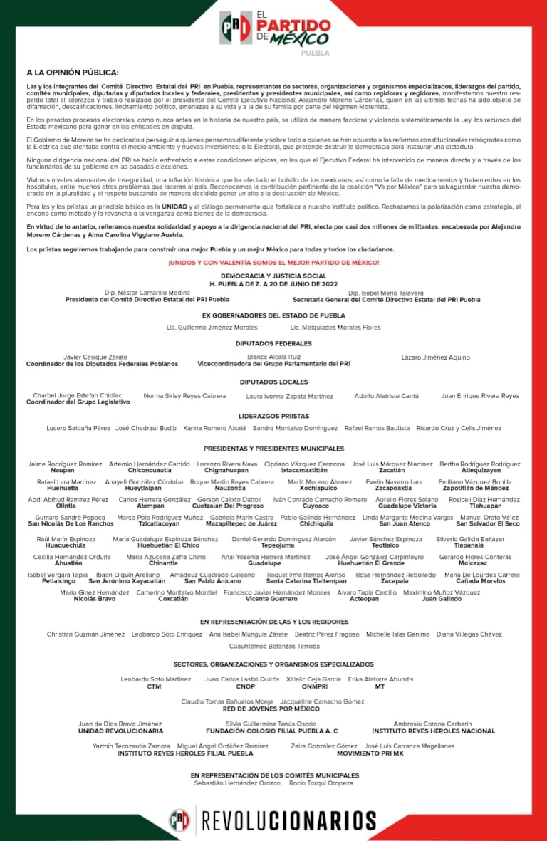 PRI en Puebla