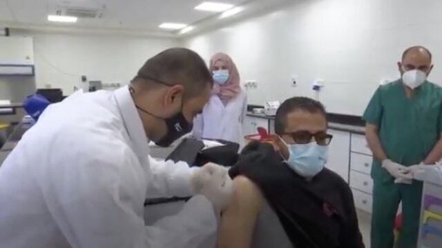 Vacunación en Palestina