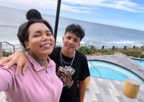 Paolita Suárez y su novio, José de Jesús