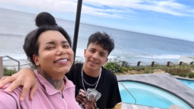 Paolita Suárez y su novio, José de Jesús