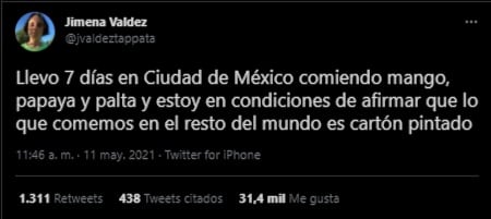 aguacate no palta tweet