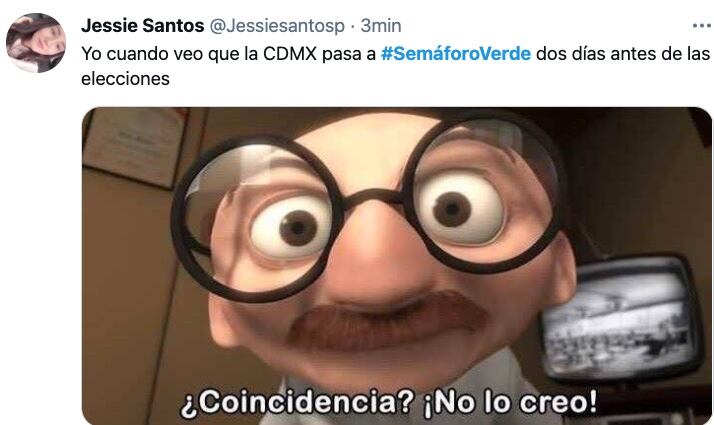 Memes semáforo verde CDMX