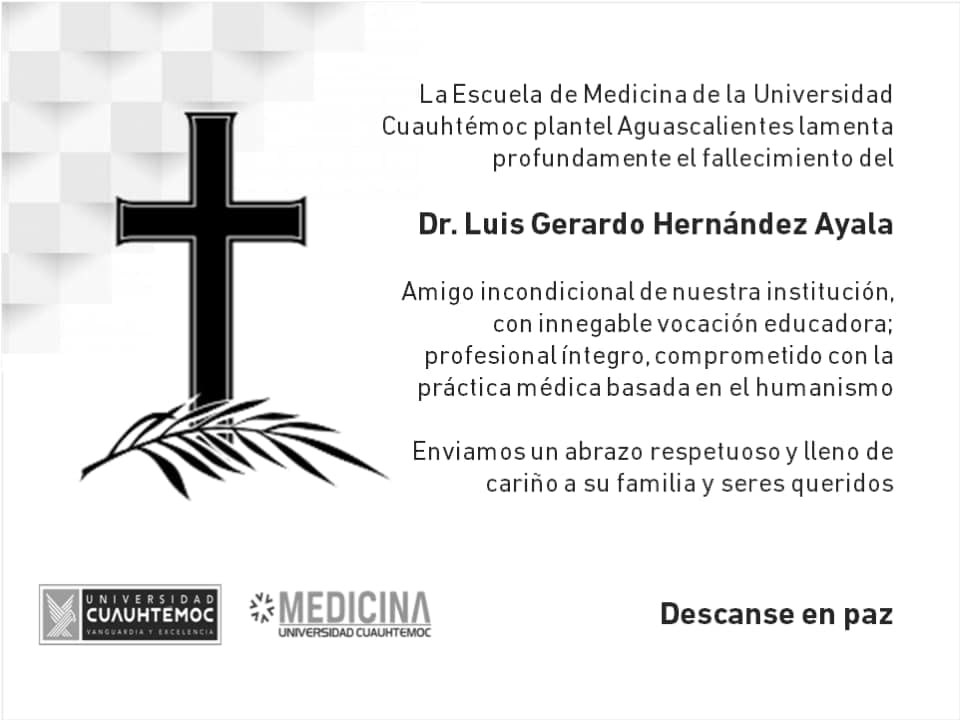 Escuela de medicina de Aguascalientes muerte Luis Gerardo Hernández