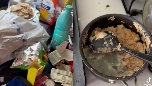 Deja a su esposo solo varios días y descubre su casa hecha un desastre