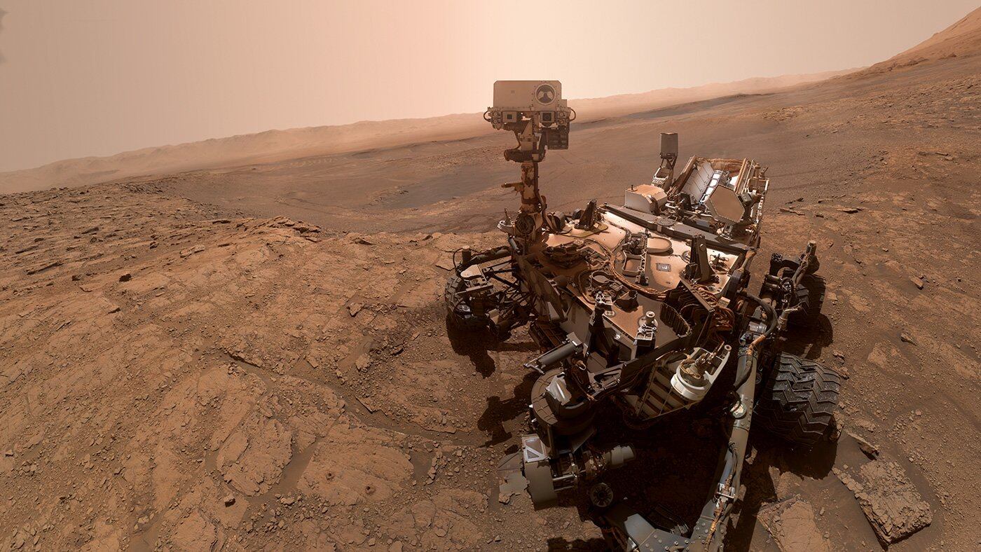 Curiosity tomó una 'selfie' durante su exploración a Marte
