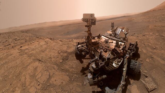 Curiosity tomó una 'selfie' durante su exploración a Marte