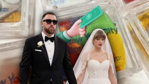 Fans pagan por la basura de la boda de Taylor Swift y Travis Kelce