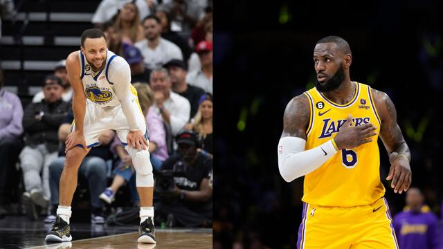 Stephen Curry y LeBron James