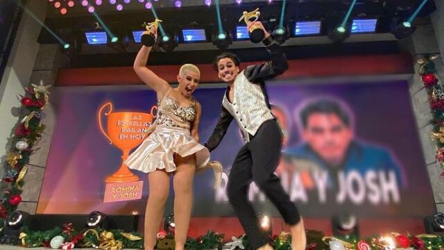 Romina Marcos y Josh Gutiérrez se convierten en los ganadores de ‘Las Estrellas bailan en Hoy’