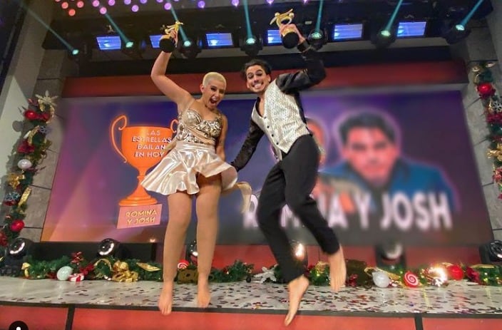 Romina Marcos y Josh Gutiérrez se convierten en los ganadores de ‘Las Estrellas bailan en Hoy’
