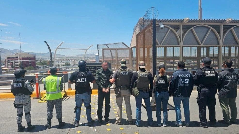 Jaime René Huereca fue detenido en El Paso, Texas