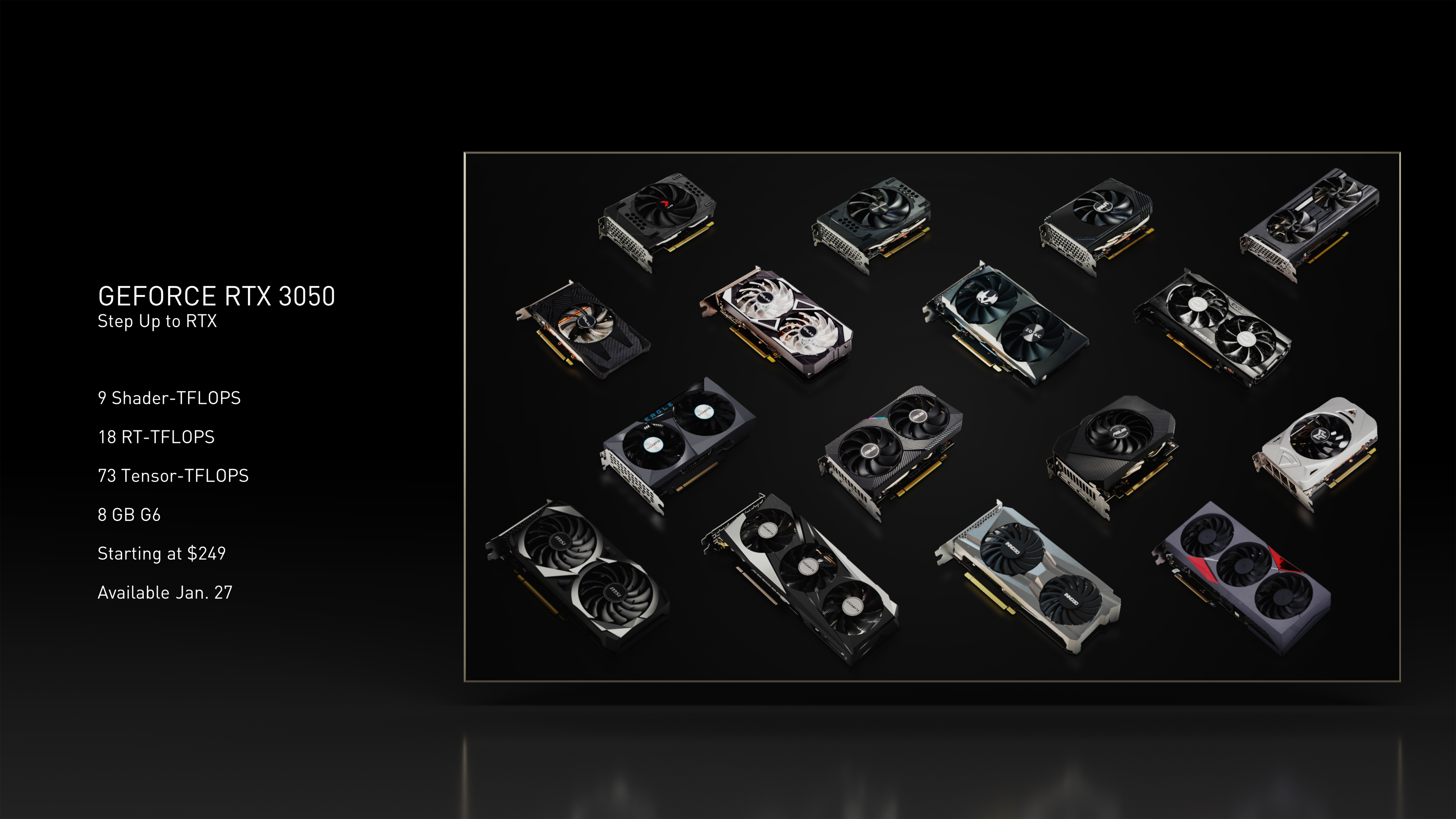 RTX 3050 de NVIDIA