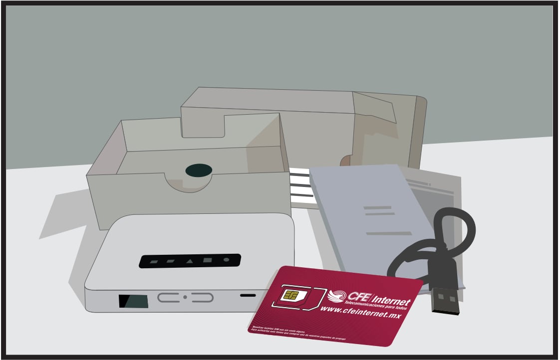 El CFE Internet MIFI te ayudará a conectarte mediante WiFi a internet