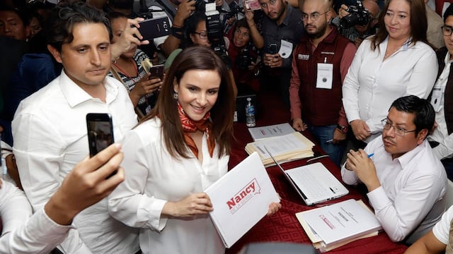 Nancy de la Sierra, integrante de la terna de Morena para la candidatura de Puebla