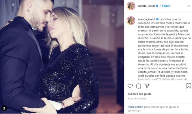 Wanda Nara y Mauro Icardi
