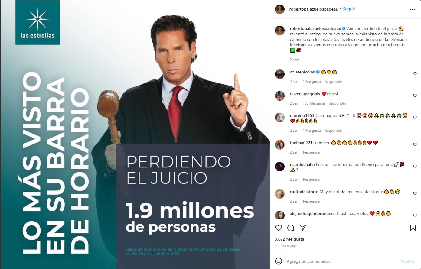 Roberto Palazuelos feliz con el éxito de ‘Perdiendo el juicio’