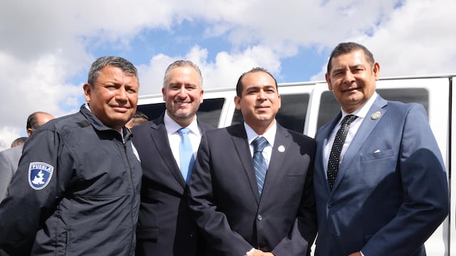 Alejandro Armenta trabaja para mejorar la seguridad en Puebla