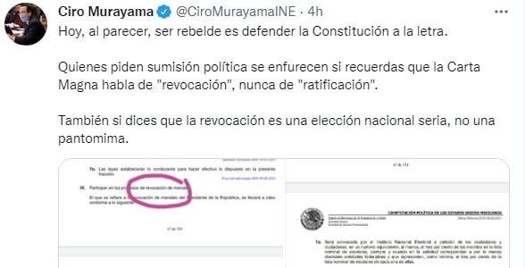 Ciro Murayama tuit