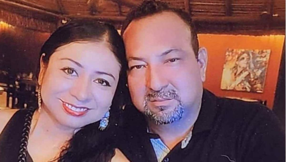 Sandra Domínguez Martínez y su esposo