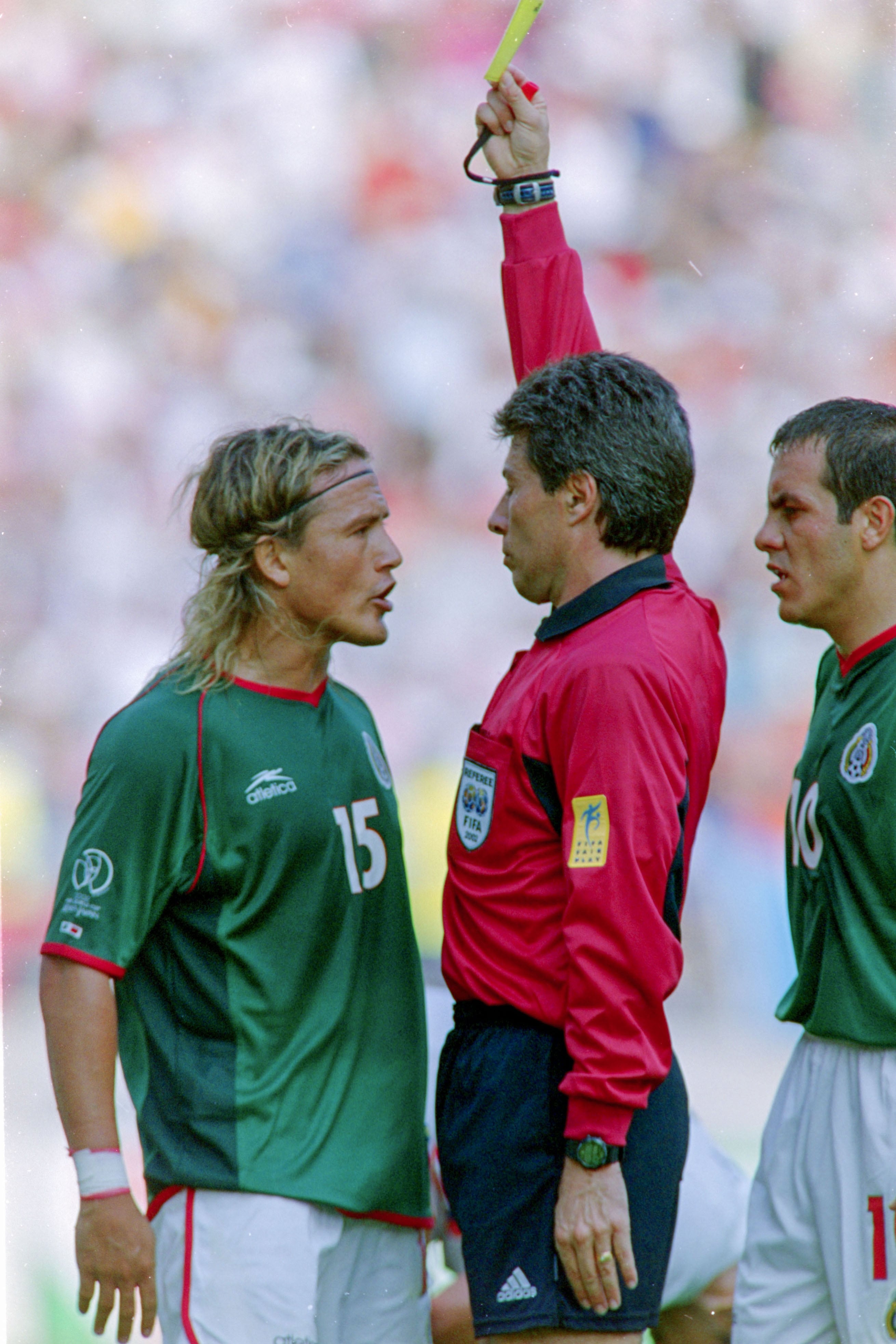 El "Matador" y Cuahtémoc Blanco con la Selección Mexicana