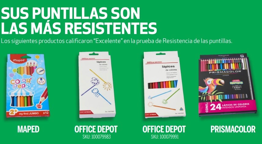 Mejor marca de colores según Profeco