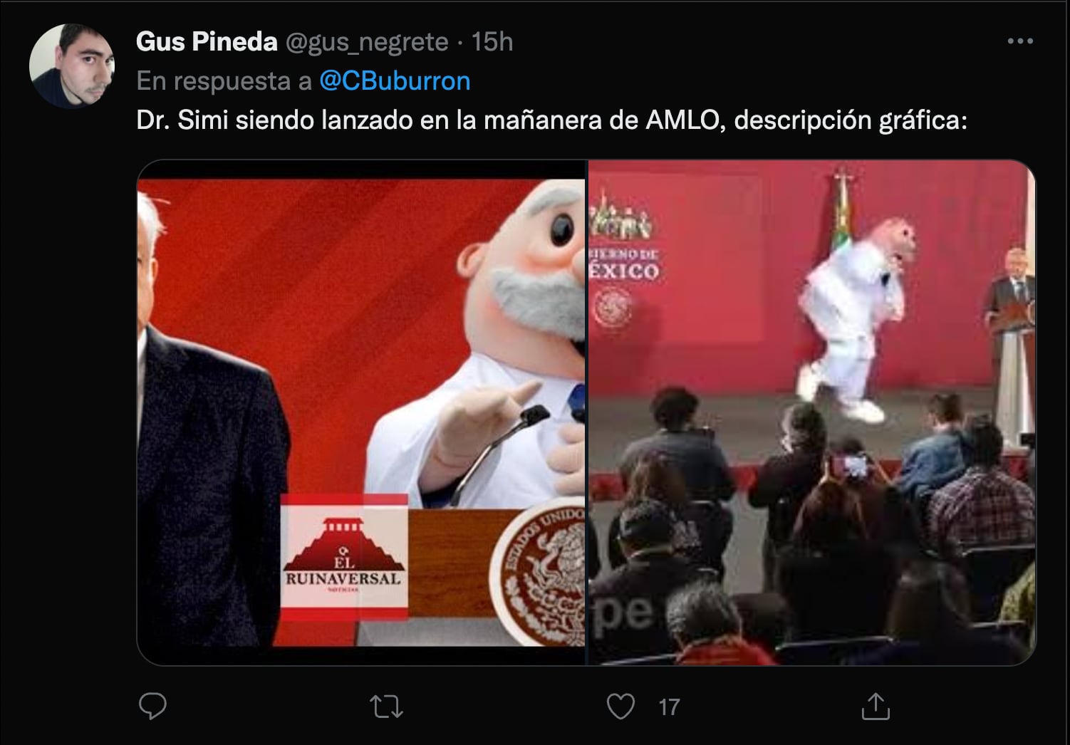 ¿Le lanzaron un Dr. Simi a AMLO en la mañanera? Esto es lo que sabemos